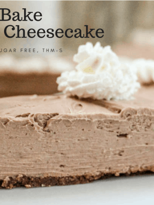 No Bake Chocolate Cheesecake