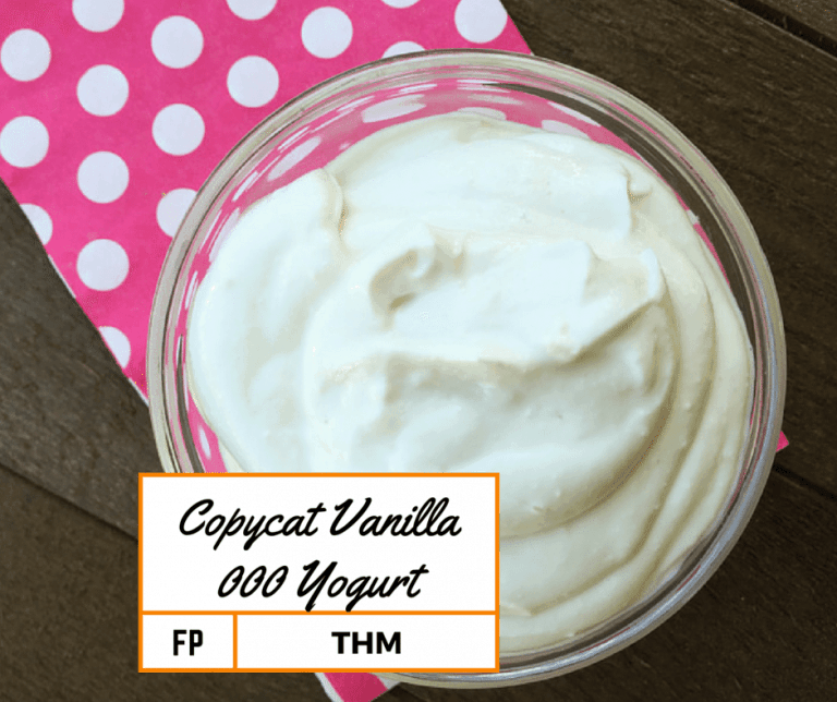 Copycat Vanilla Triple Zero Yogurt {Sugar Free, THM FP}
