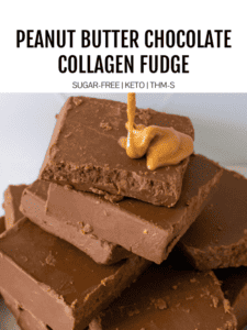 Chocolate Peanut Butter Collagen Fudge