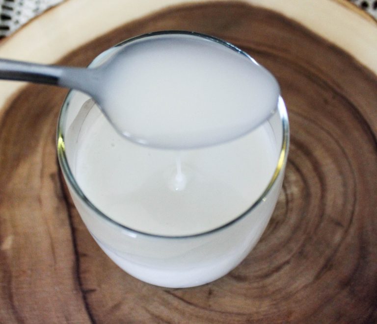 2 Ingredient Dairy Free Sweetened Condensed Milk {THMS, Sugar Free