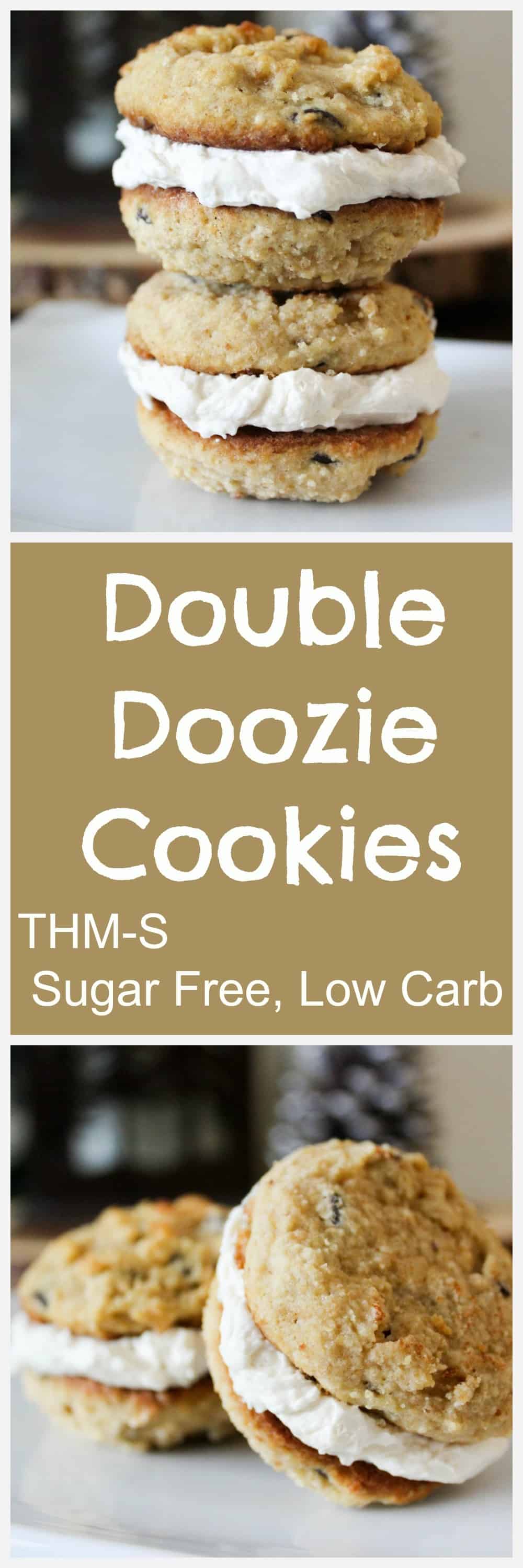 Double Doozie Cookies (THM-S, Sugar Free, Low Carb)