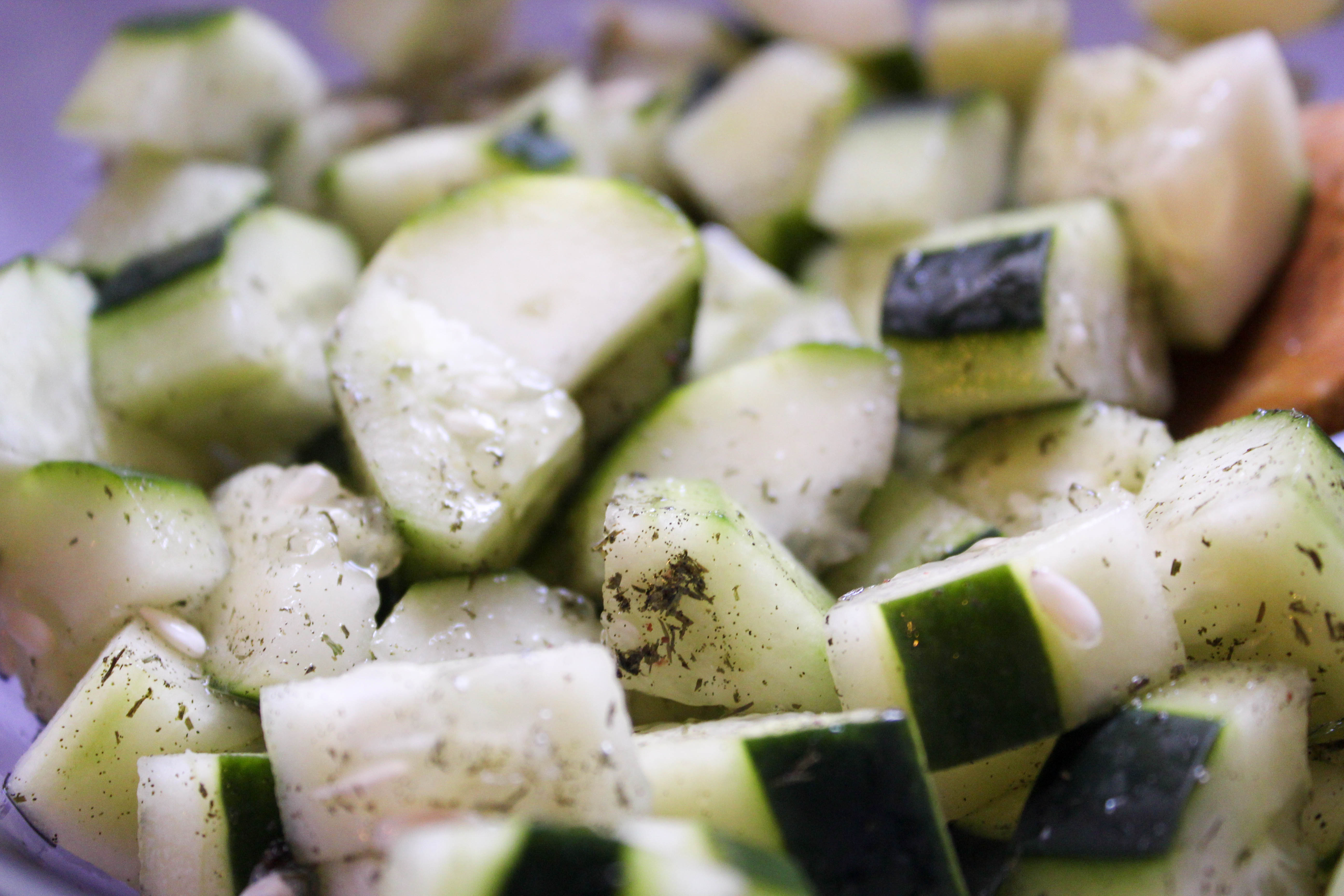 Easy Marinated Cucumber Salad Recipe