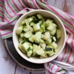 Easy Marinated Cucumbers (THM-FP, Low Carb)