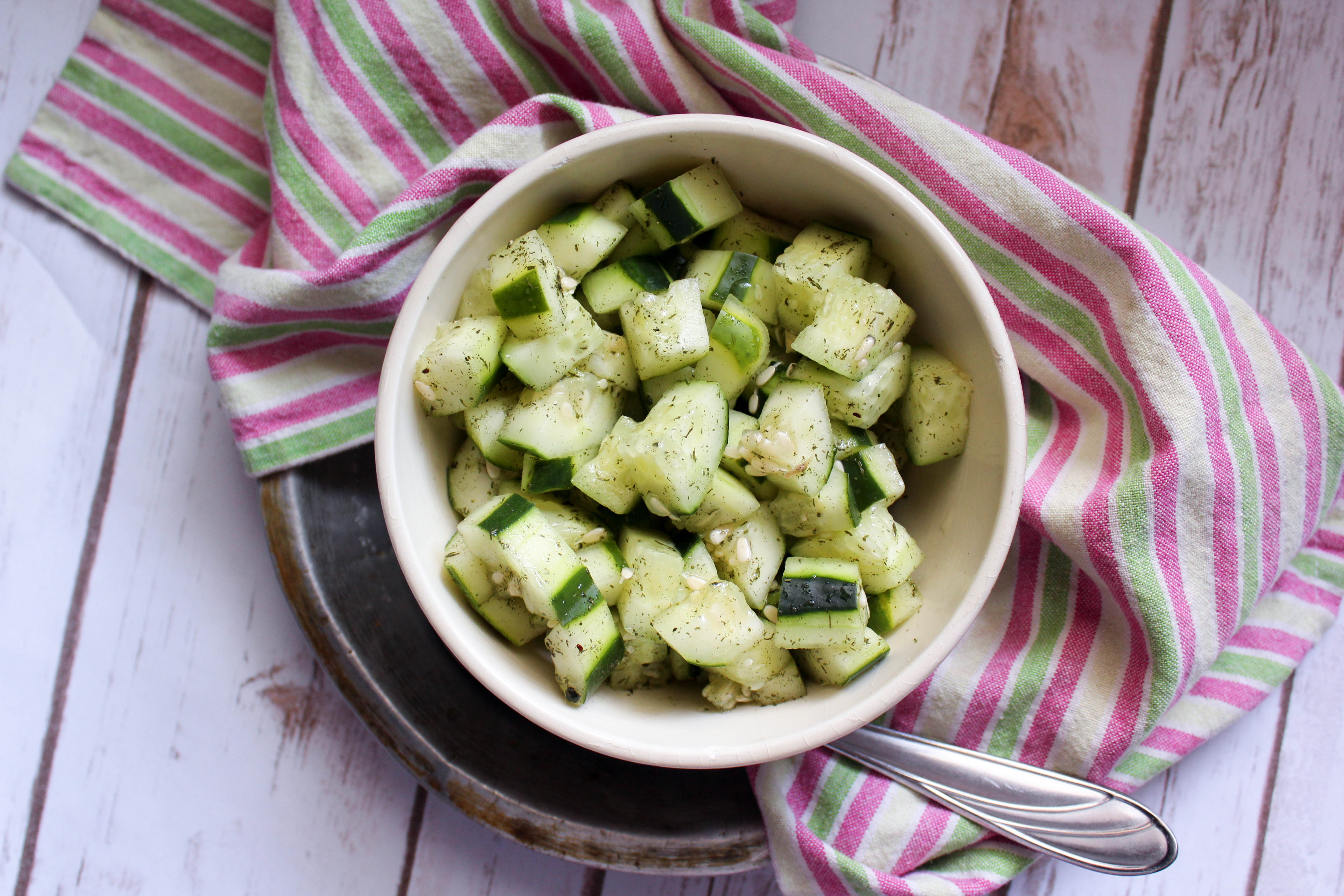 Easy Marinated Cucumbers (THM-FP, Low Carb)