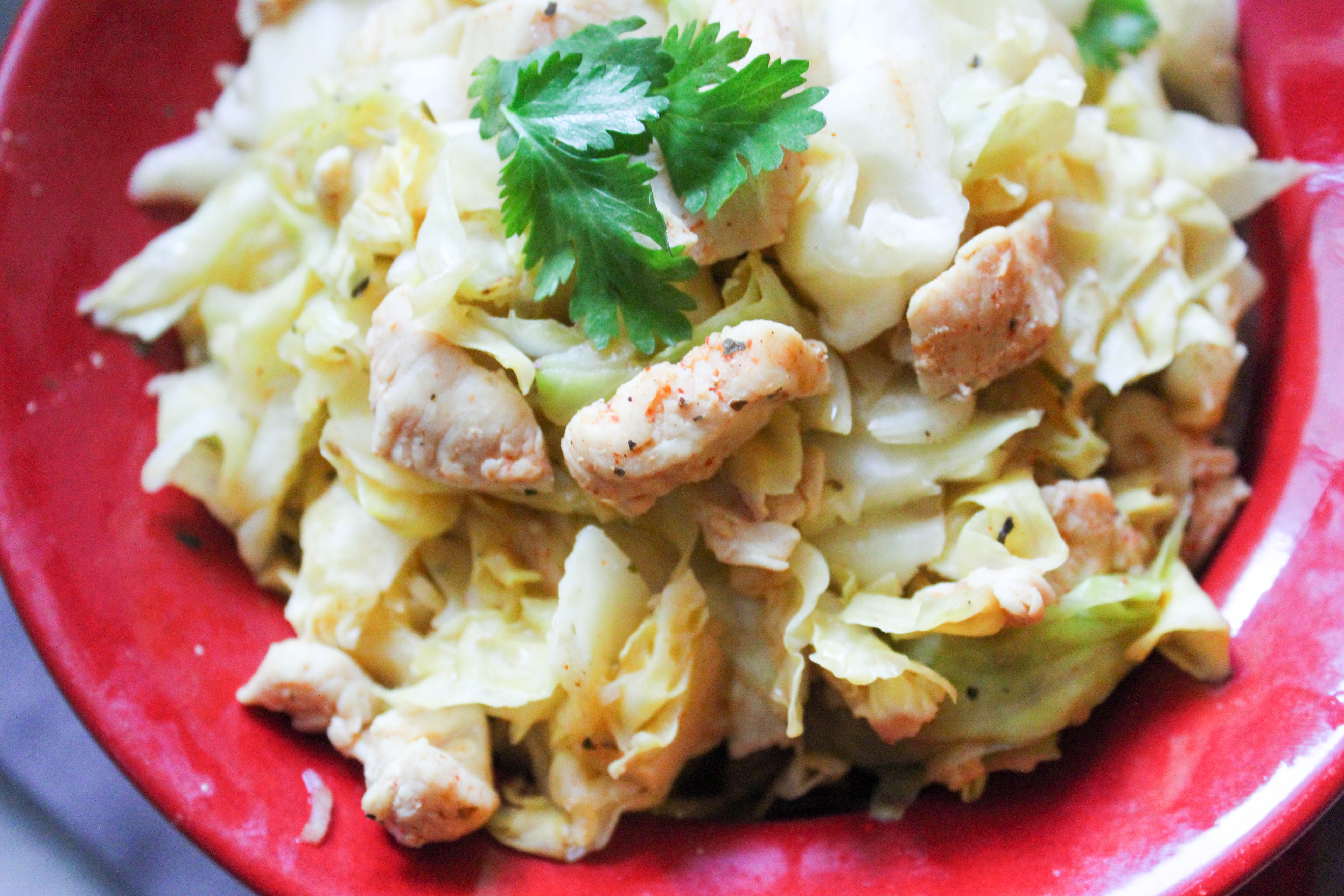 Cajun Chicken Eggroll in a Bowl (THM-FP, Low Carb, Low Fat)