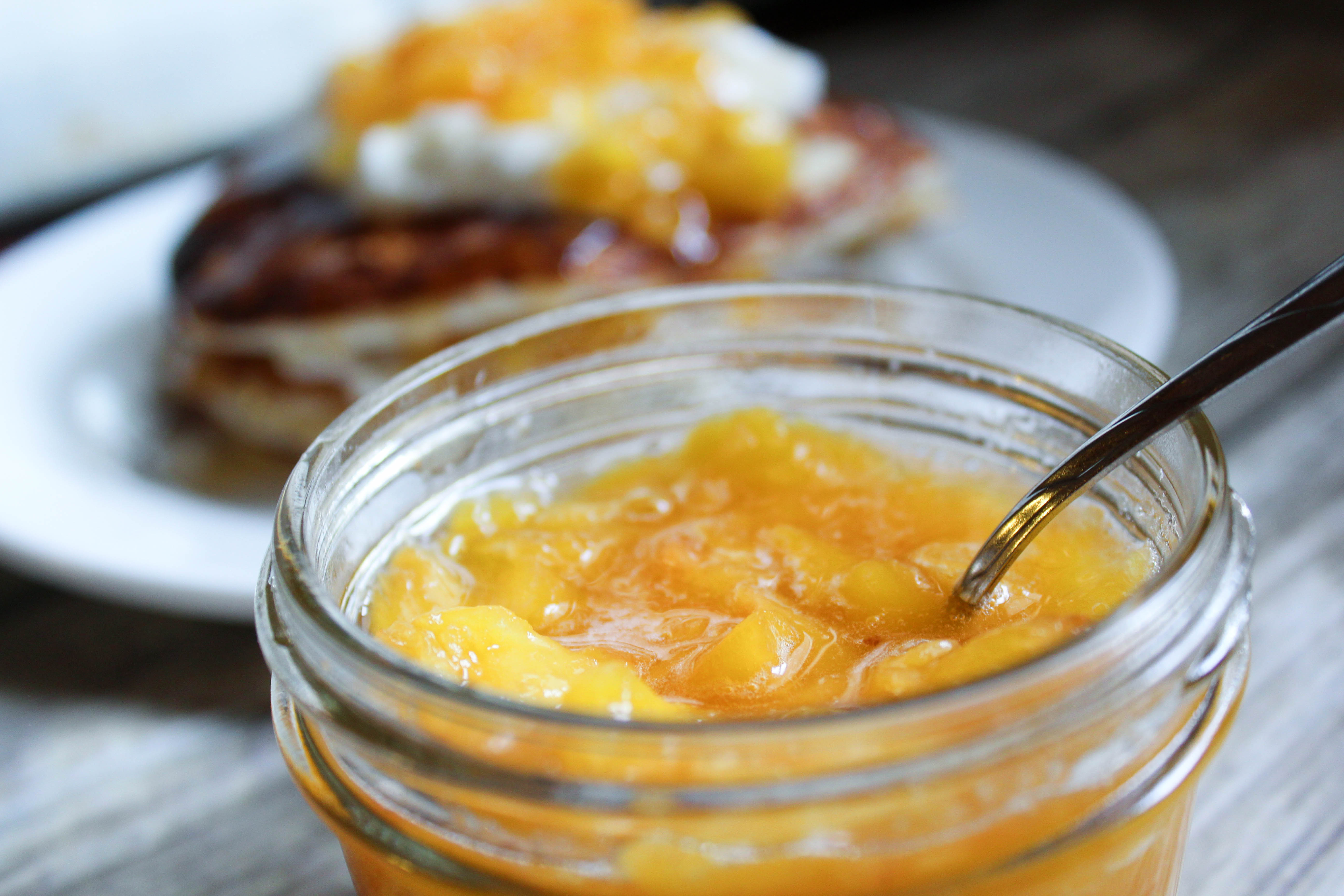 2 Ingredient Peach Sauce (THM-E, Sugar Free)