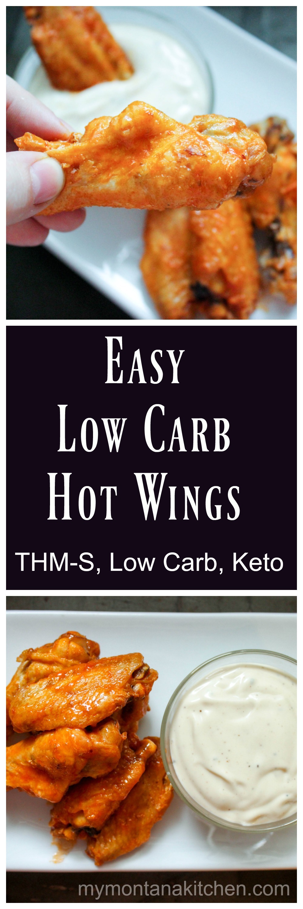 Easy Low Carb Hot Wings (THM-S)