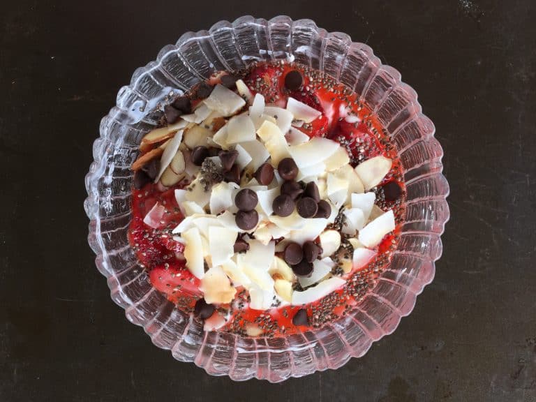 Yogurt Power Bowl {THM-S, Sugar Free, Low Carb, High Protein}