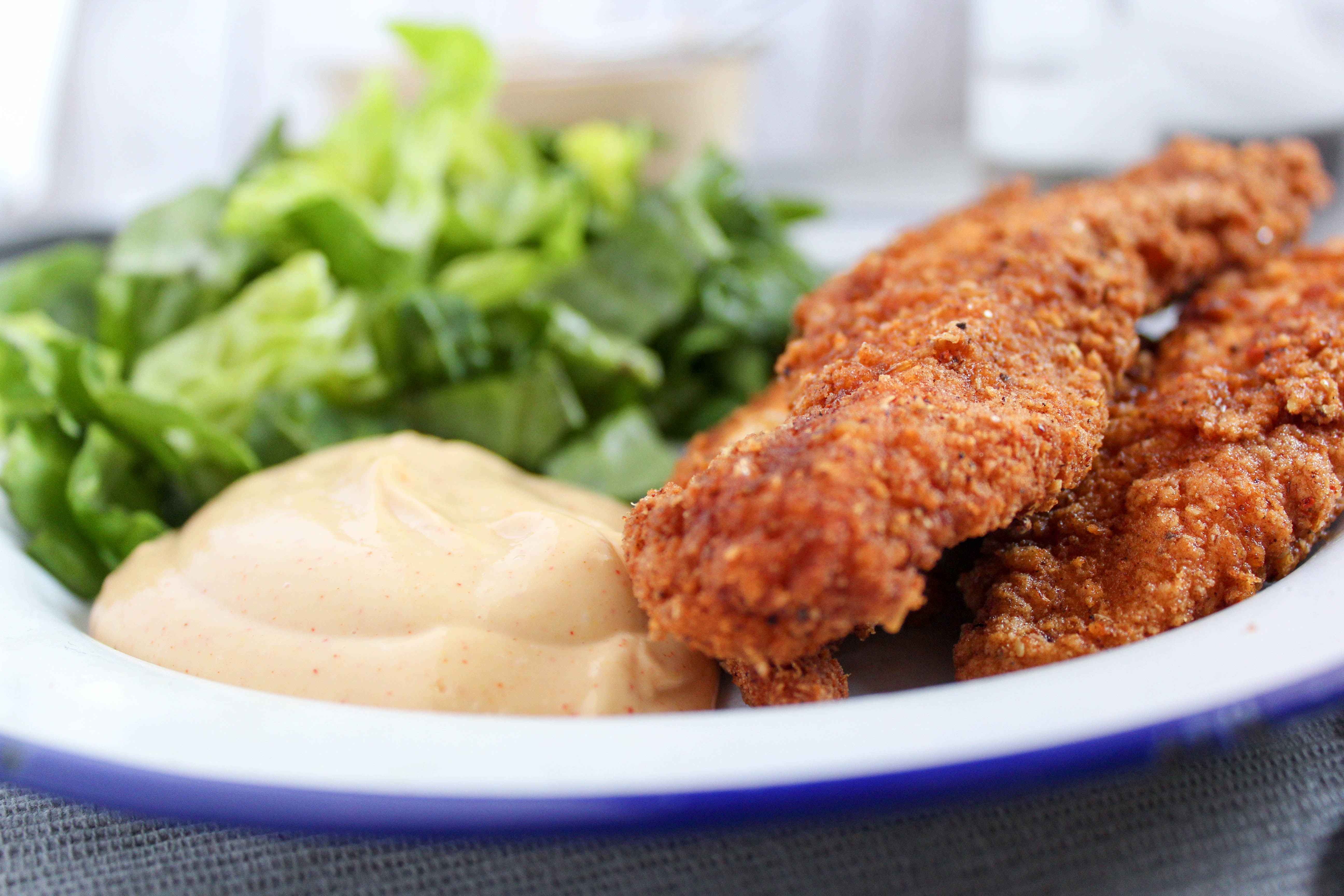 Restaurant Style Breaded Chicken Tenders (Low Carb, THM-S)