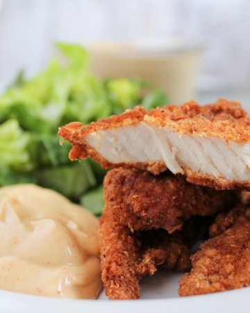 Restaurant Style Breaded Chicken Tenders (Low Carb, THM-S)