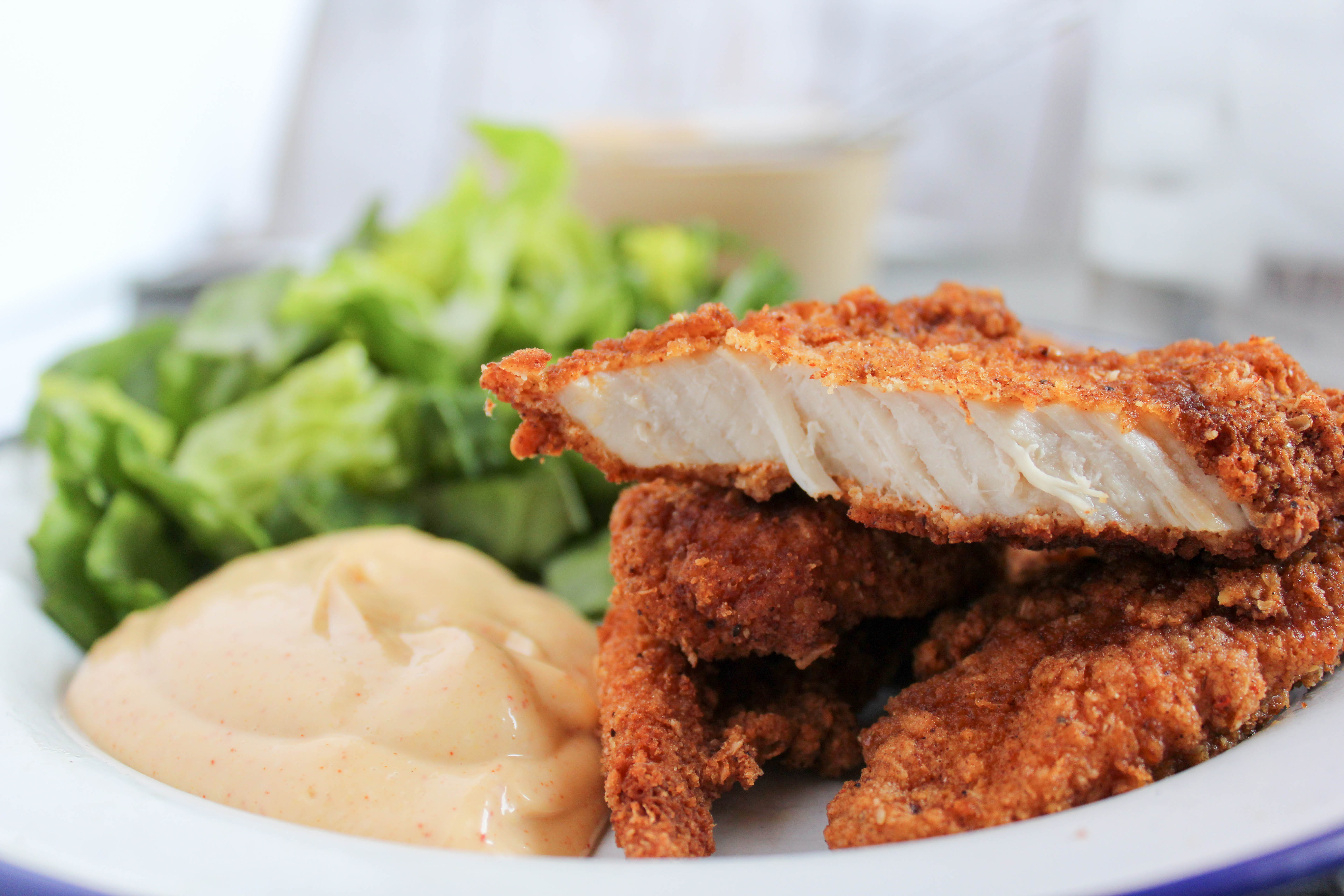 Restaurant Style Breaded Chicken Tenders (Low Carb, THM-S)