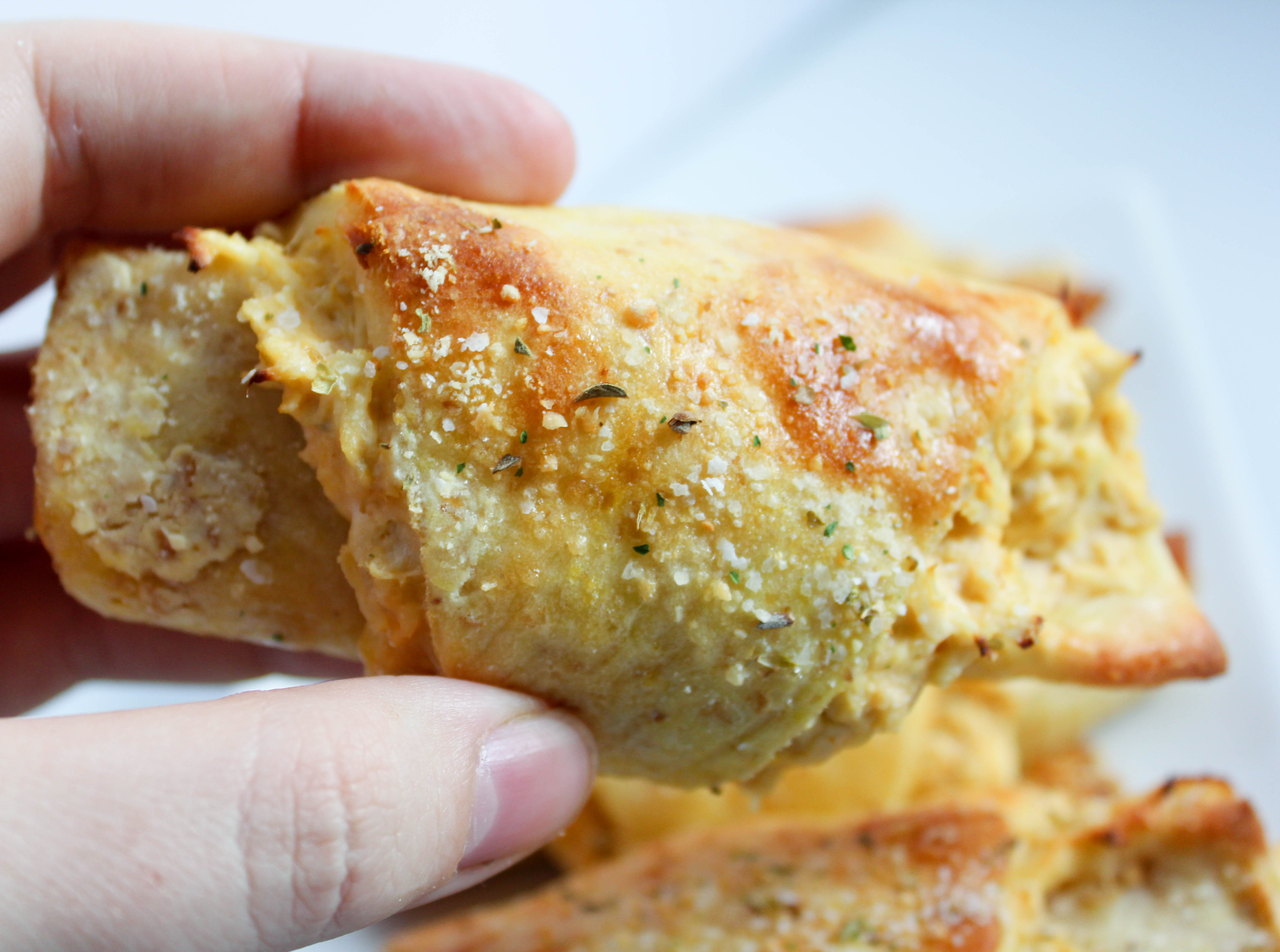 Buffalo Chicken Crescents (Low Carb, THM-S)