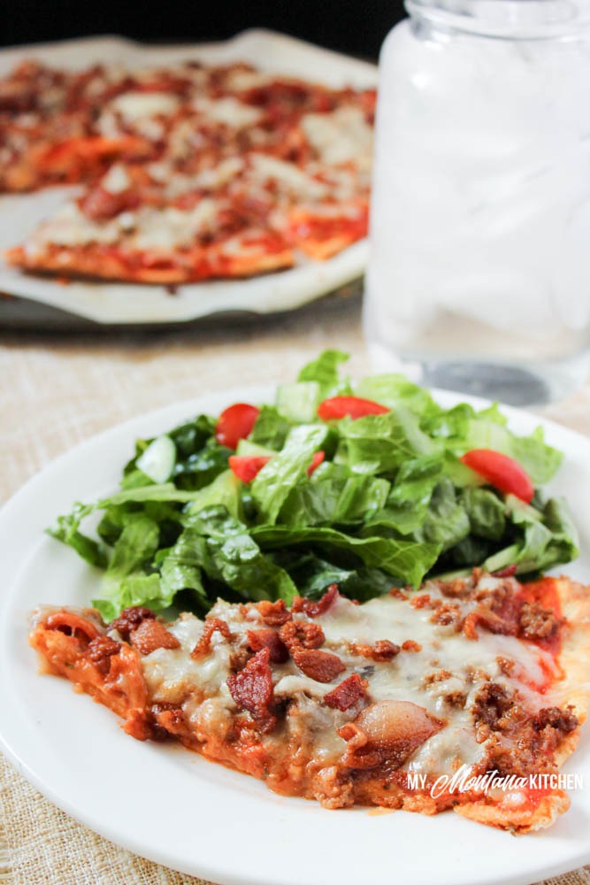 Low Carb Meat Lovers Pizza (THM-S)