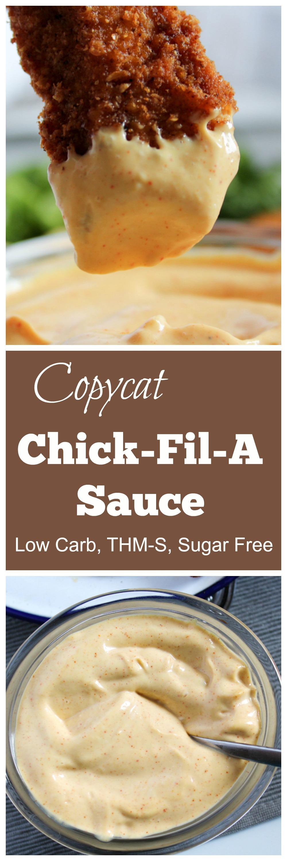 Copycat Chick-Fil-A Sauce (THM-S, Low Carb, Sugar Free)