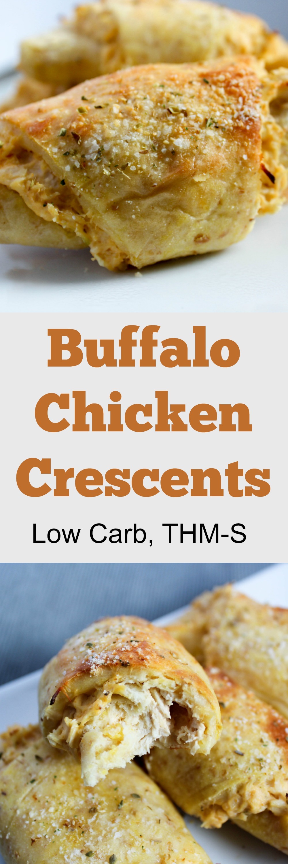 Buffalo Chicken Crescents (Low Carb, THM-S)