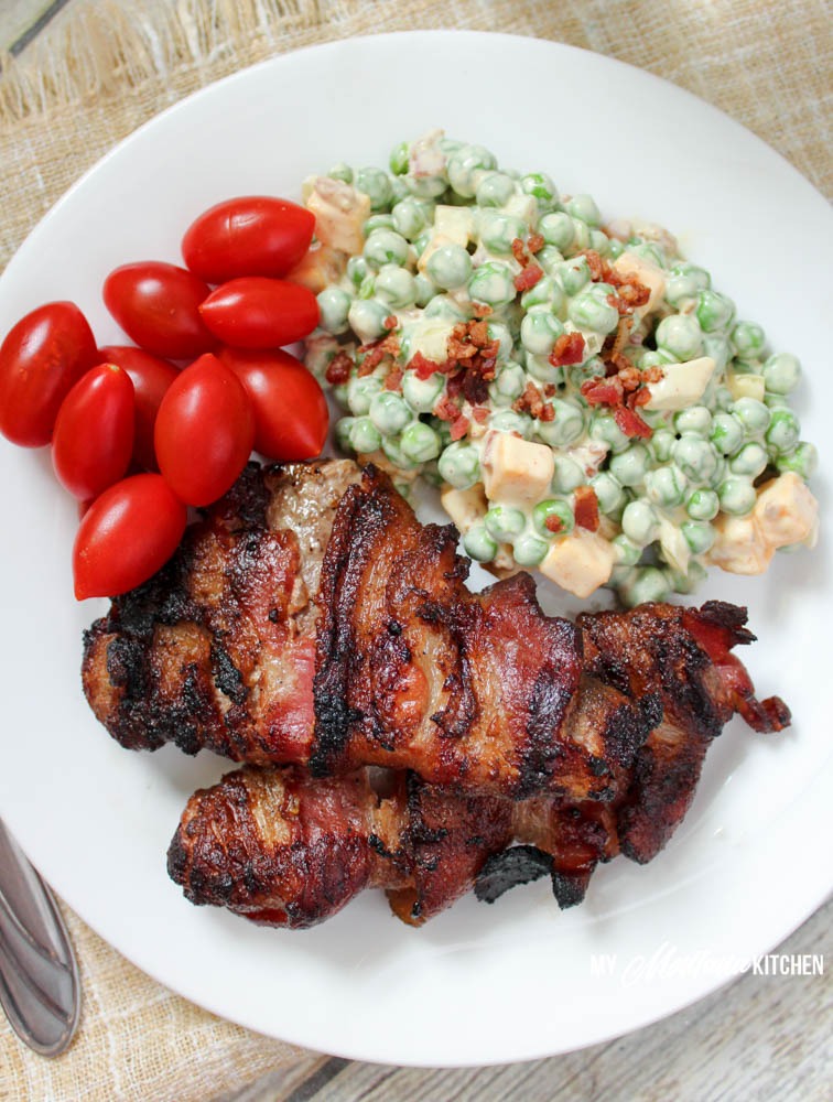 Bacon Wrapped Pork Chops (THM-S, Low Carb)