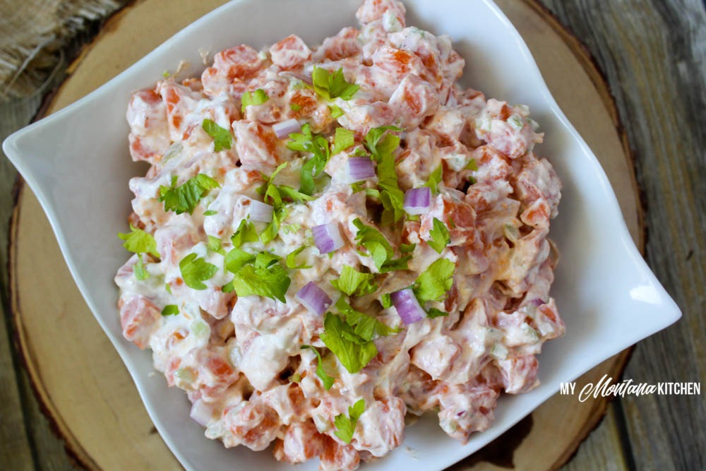 Sweet Potato Salad (THM-E, Low Fat)