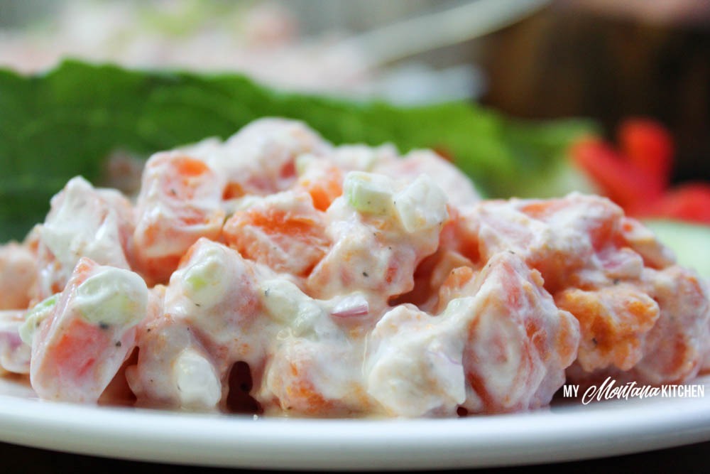 Sweet Potato Salad (THM-E, Low Fat)