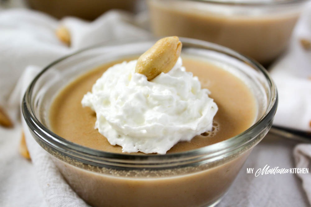 5 Ingredient Peanut Butter Pudding (THM-S, Low Carb, Sugar Free)