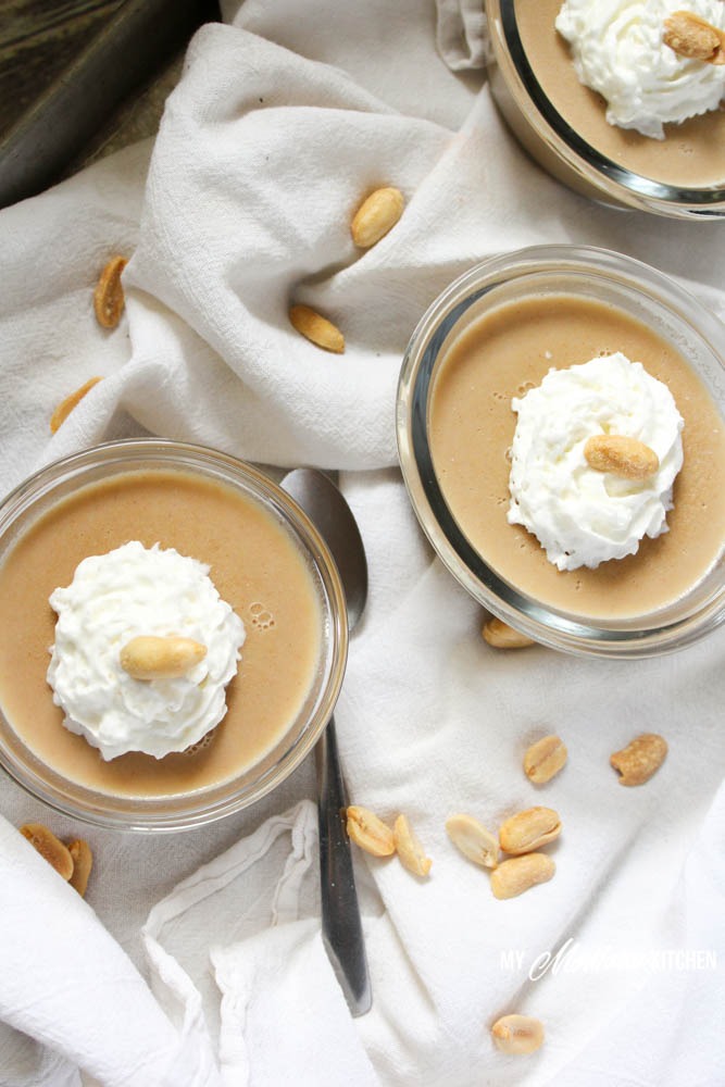 5 Ingredient Peanut Butter Pudding (THM-S, Low Carb, Sugar Free)