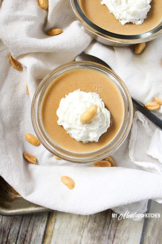 5 Ingredient Peanut Butter Pudding (THM-S, Low Carb, Sugar Free)