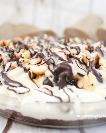 Snickers Pie (Low Carb, Sugar Free, THM-S)