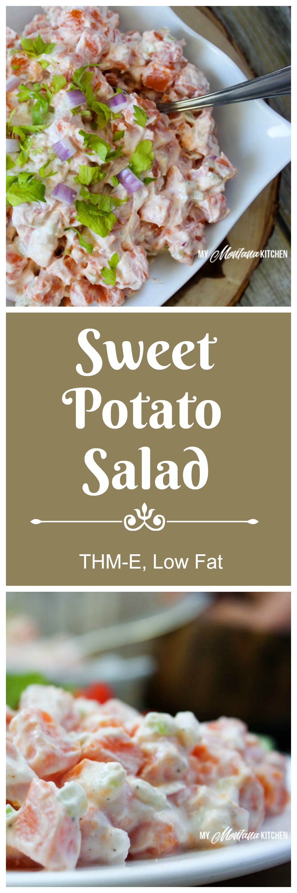 Sweet Potato Salad (THM-E, Low Fat)