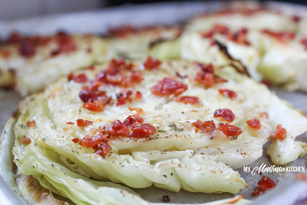 Bacon and Ranch Cabbage Steaks (Low Carb, THM-S)