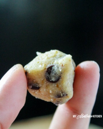 Chocolate Chip Cookie Dough Truffles (Low Carb, Sugar Free, THM-S)