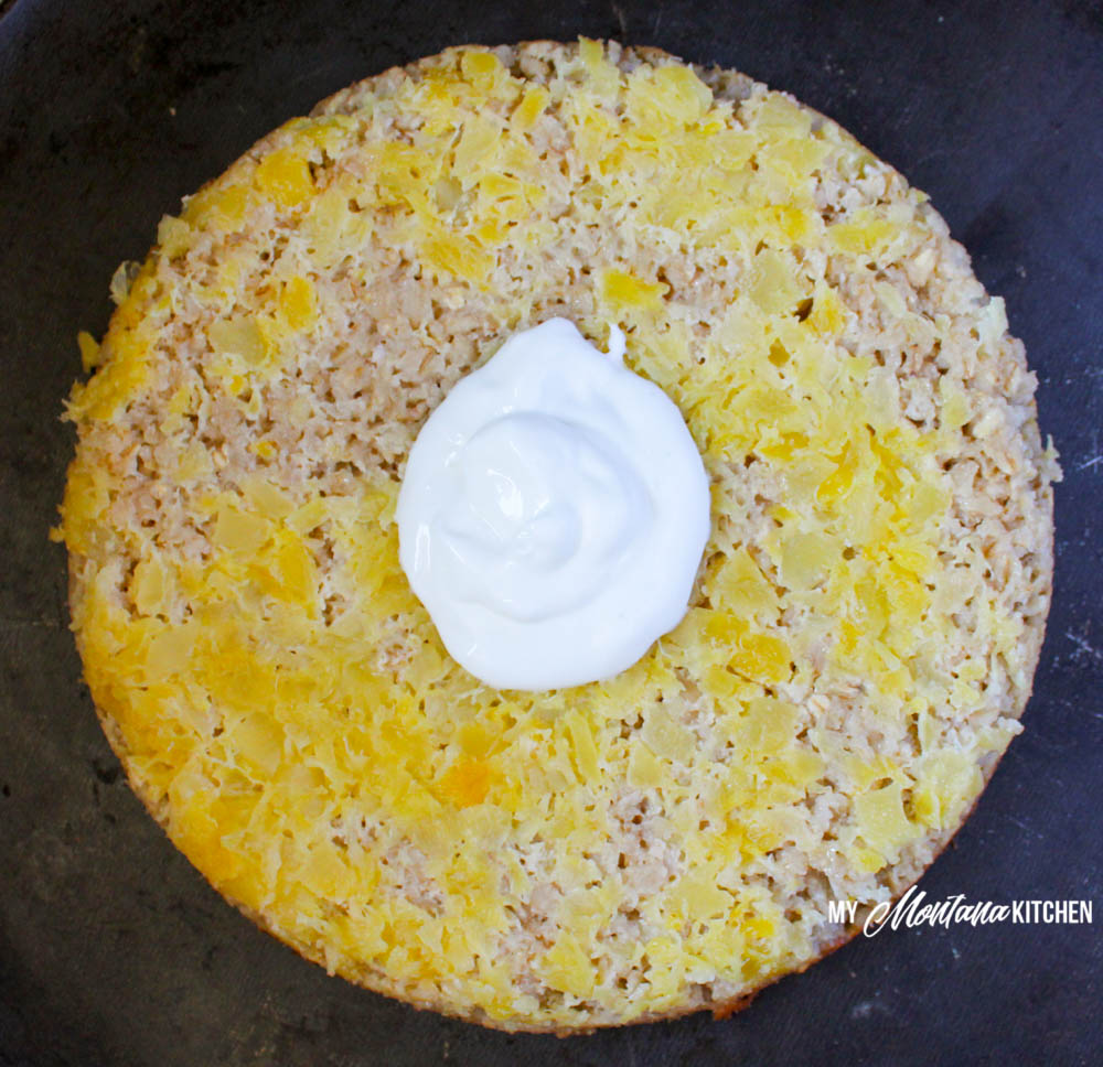 Pineapple Upside Down Oatmeal (Sugar Free, THM-E)