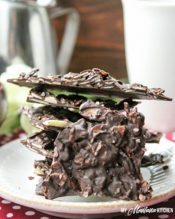 Salted Almond Bark (Low Carb, Sugar Free, THM-S, Dairy Free)