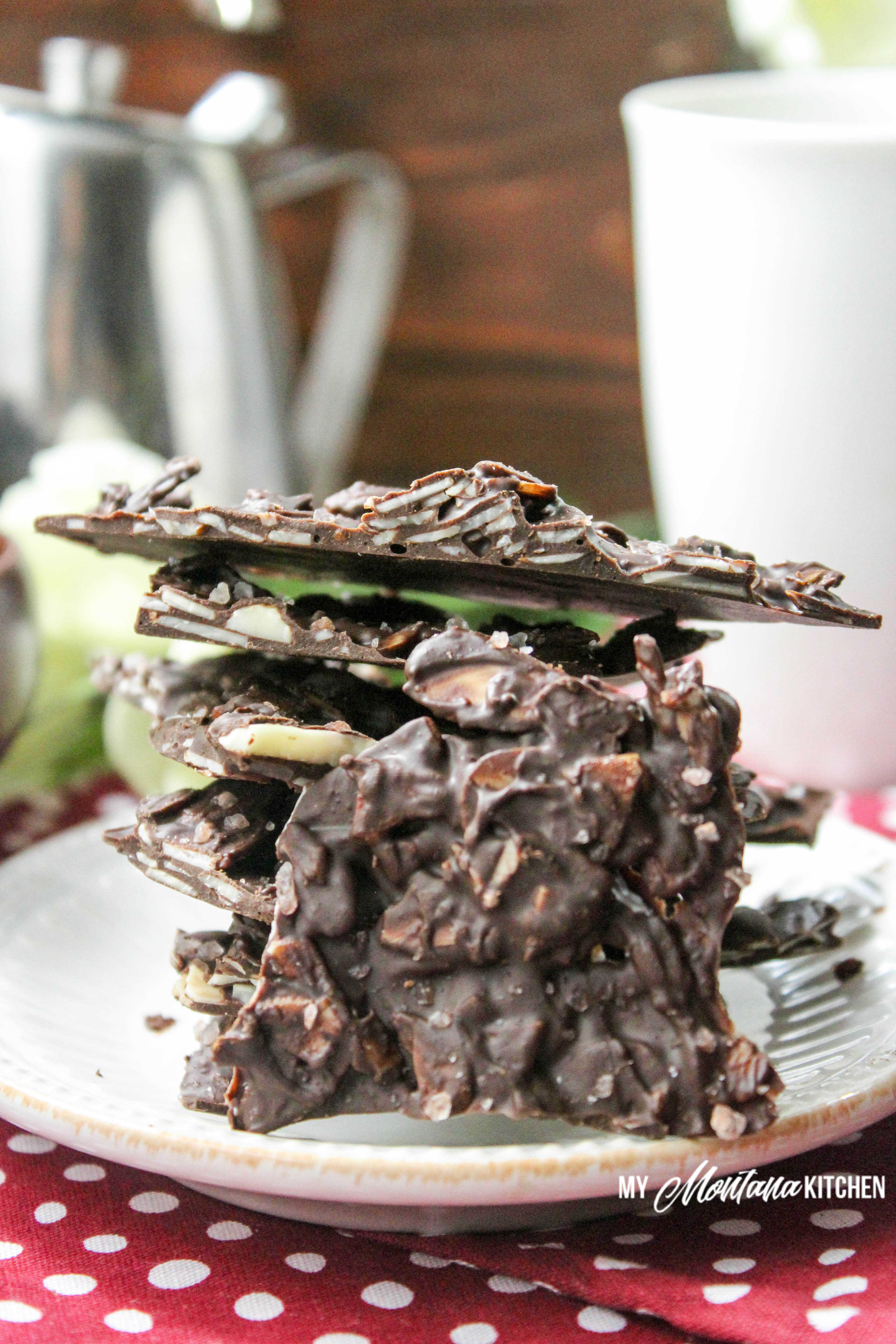 Salted Almond Bark (Low Carb, Sugar Free, THM-S, Dairy Free)