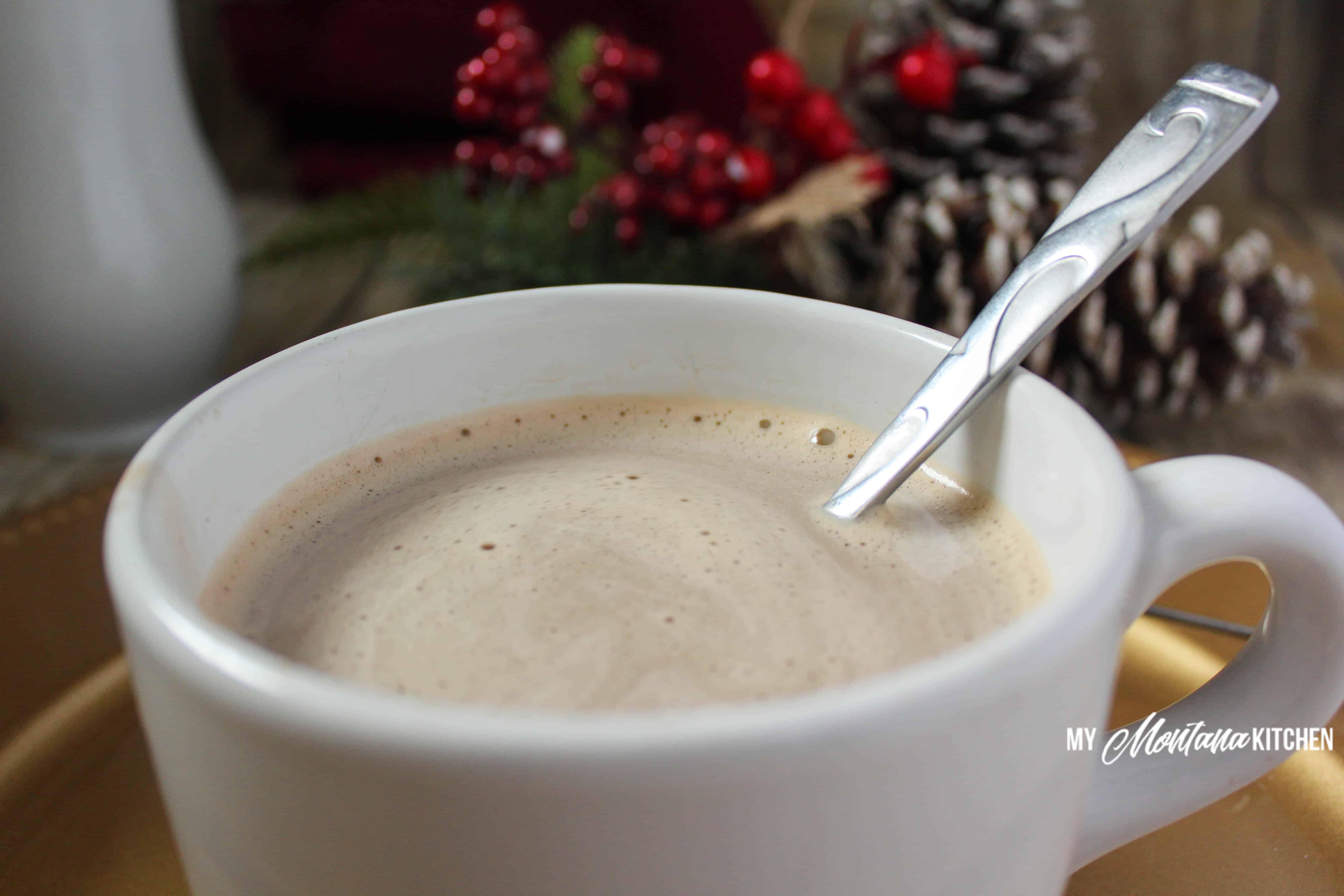 homemade peppermint mocha creamer condensed milk