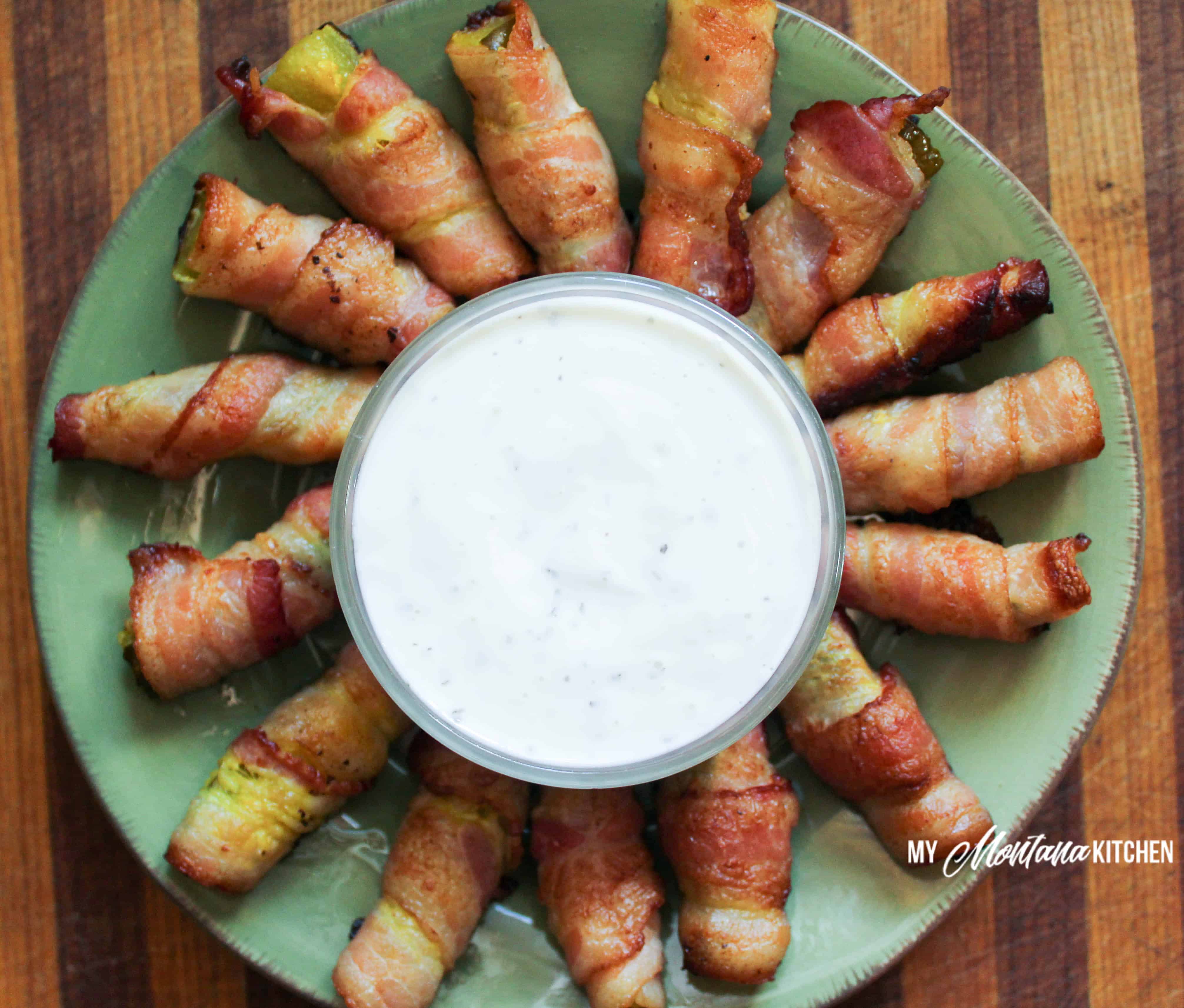 Bacon Pickle Fries (Low Carb, THM-S) #trimhealthymama #thm #bacon #pickles #fries #baconfries #lowcarb #keto #mymontanakitchen #appetizer