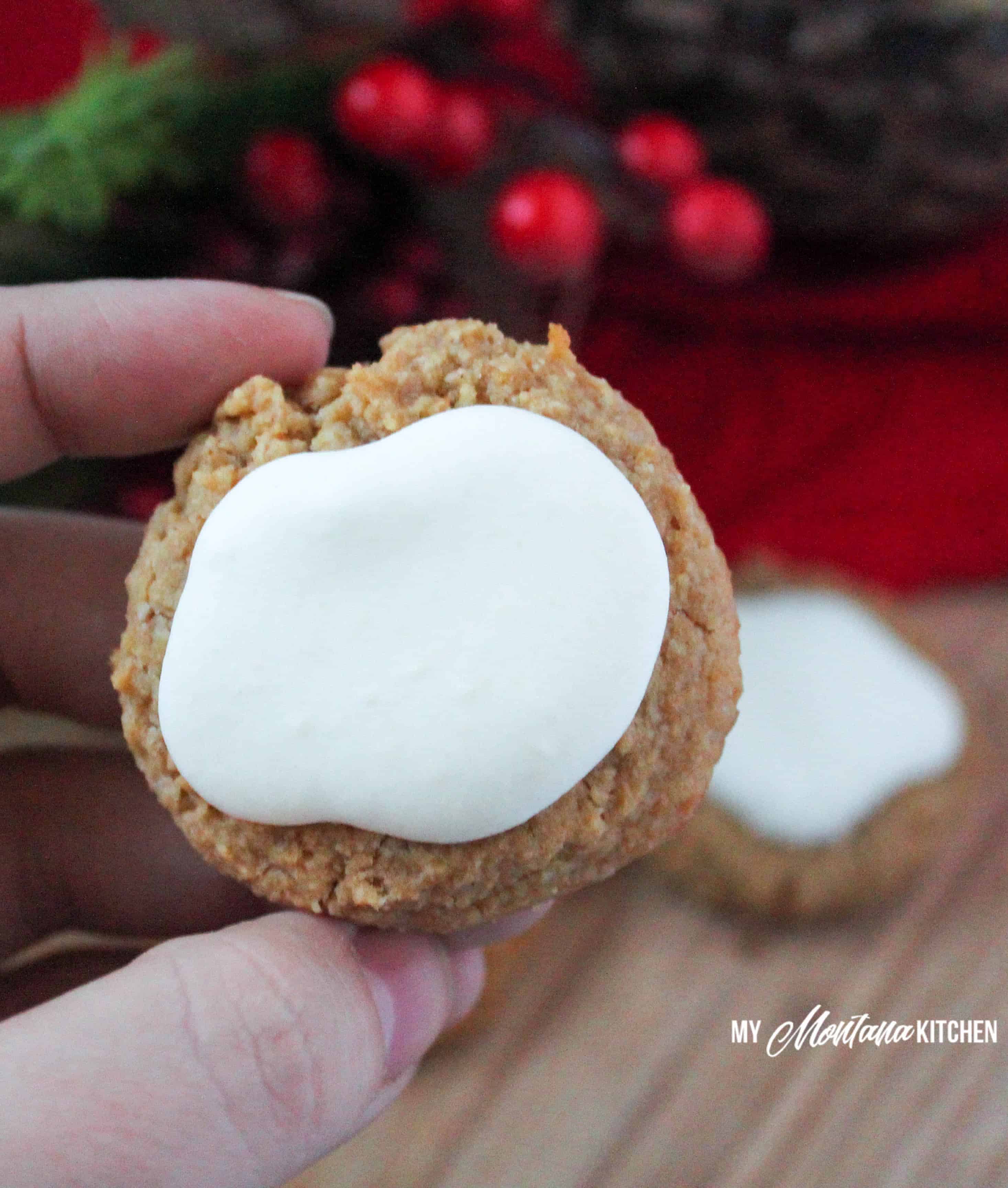 Soft Gingersnap Cookie (Low Carb, Gluten Free, Sugar Free, THM-S)