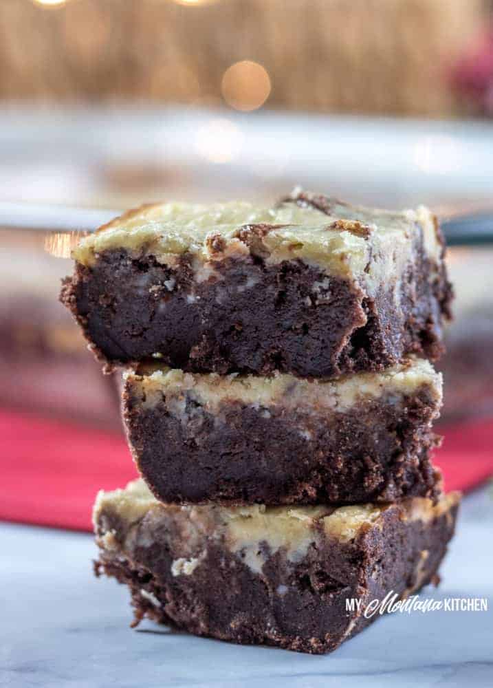 Peppermint Cheesecake Brownies