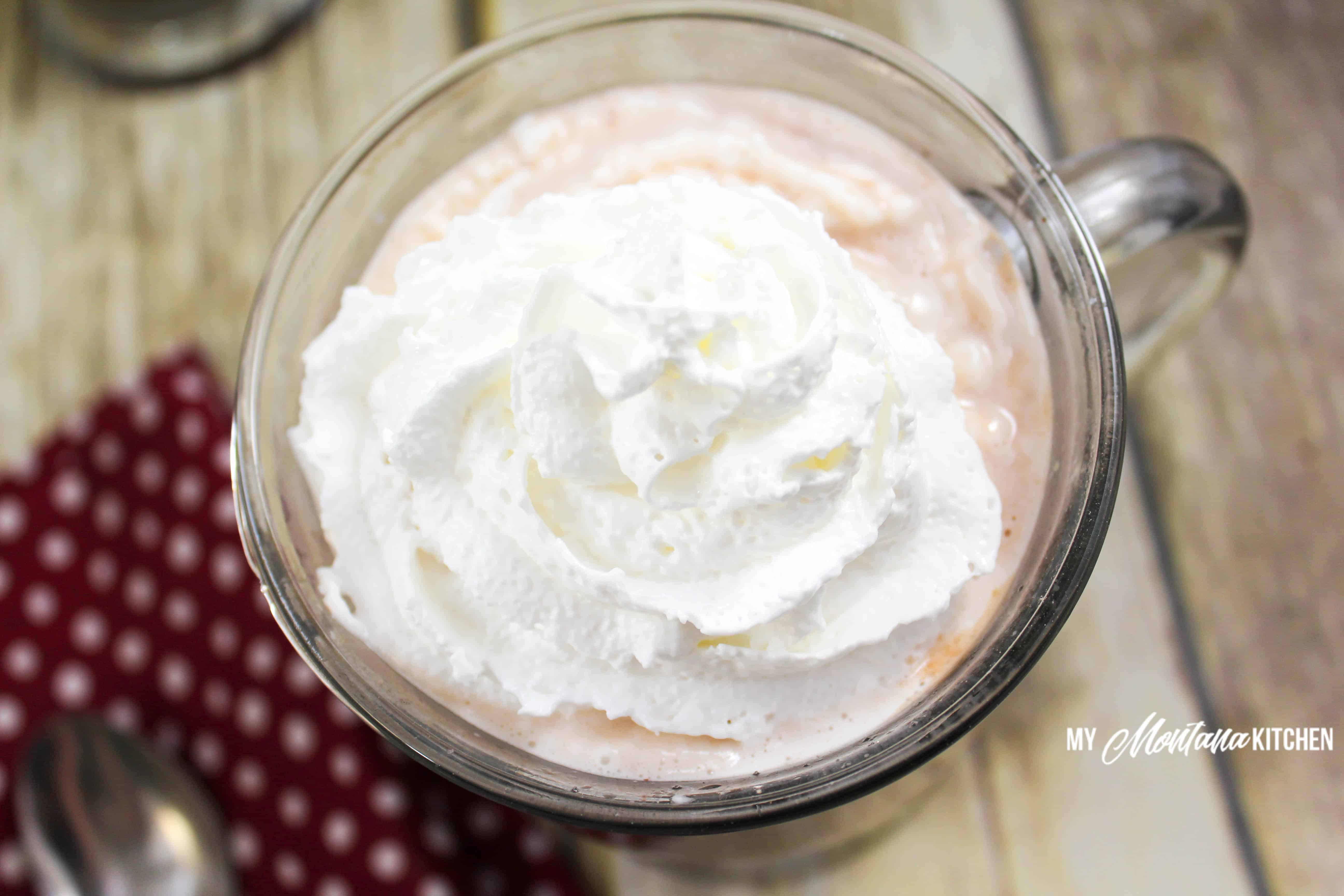 2 Minute Hot Chocolate (THM-FP, Low Carb, Sugar Free) #trimhealthymama #thm #hotcocoa #hotchocolate #sugarfree #lowcarb #fp #thmfp #fuelpull #thmdrink