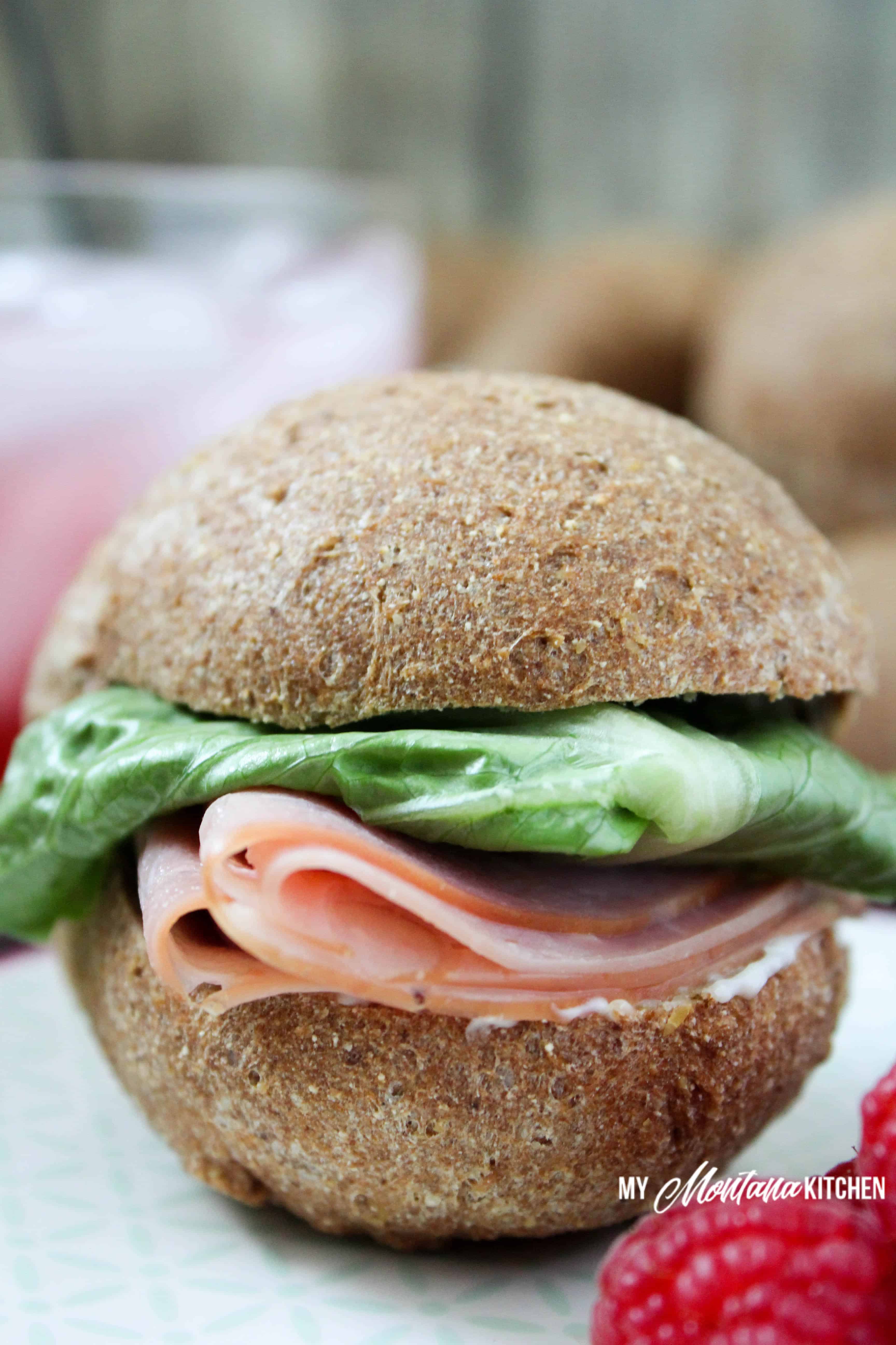 Low Carb Sandwich Rolls (Gluten Free, Low Fat, THM-FP) #trimhealthymama #thm #thmbread #lowcarb #lowcarbbread #ketobread #glutenfree #dairyfree #thmfp #fuelpull #mymontanakitchen