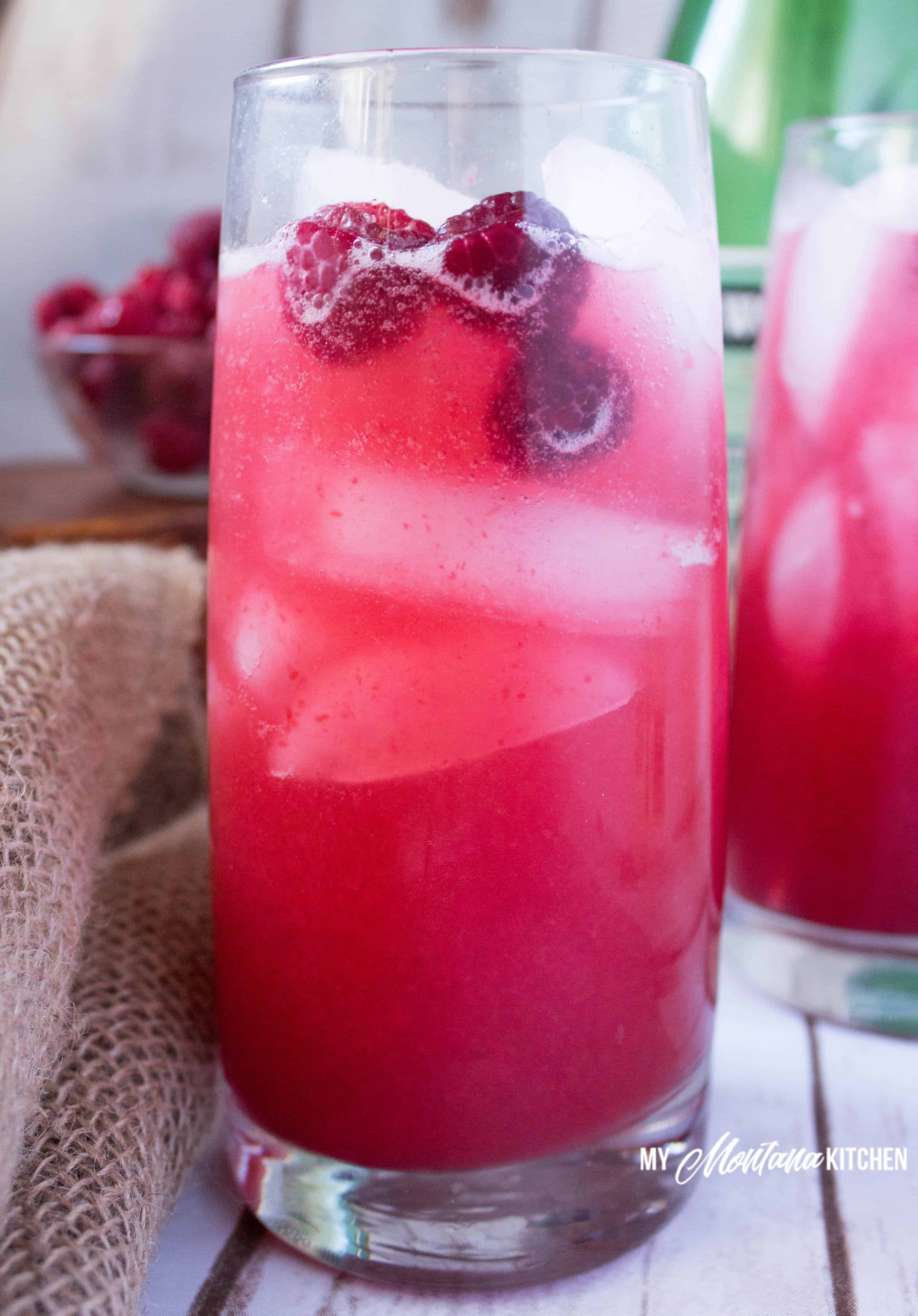 Sparkling Raspberry Soda (Sugar Free, Low Carb, THM-FP) #trimhealthymama #thm #thmfp #fuelpull #raspberry #soda #lowcarb #sugarfree #raspberrysoda