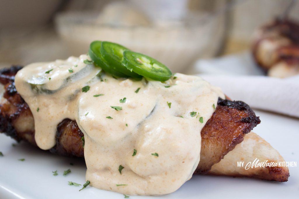 Bacon Wrapped Chicken with Jalapeño Cream Sauce My Montana Kitchen
