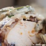 Bacon Wrapped Chicken with Jalapeño Cream Sauce (Low Carb, THM-S, Keto, Gluten Free) #trimhealthymama #thm #thms #lowcarb #jalapeño #creamsauce #bacon #chicken #baconwrappedchicken