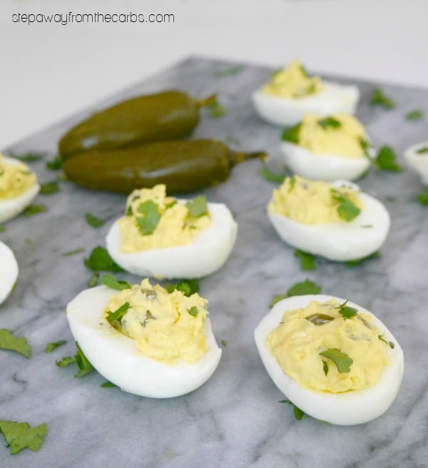 10 Deviled Egg Recipes for Easter (Low Carb, Keto, THM-S) #trimhealthymama #thm #keto #lowcarb #deviledeggs #eggs #easter