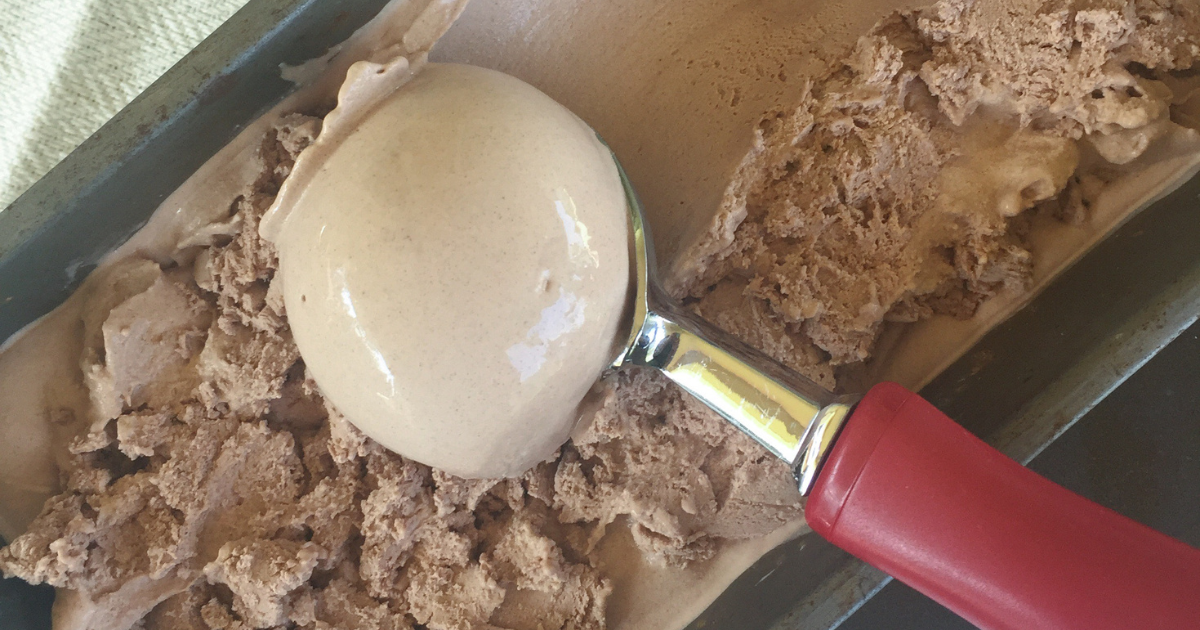 Homemade Sugar Free Chocolate Ice Cream
