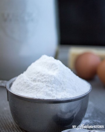 Low Carb Powdered Sugar (Sugar Free, THM, Keto) #trimhealthymama #thm #gentlesweet #lowcarb #keto #sugarfree #healthy