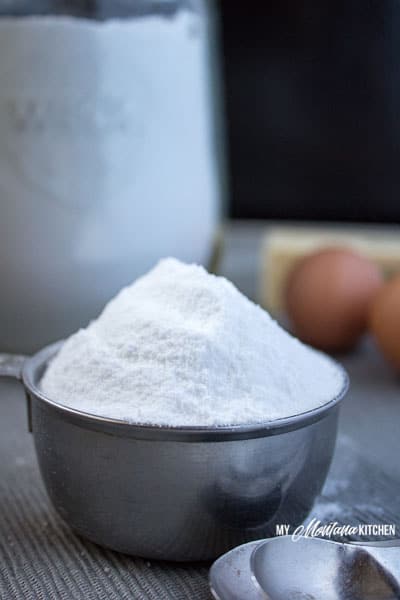 Low Carb Powdered Sugar (Sugar Free, THM, Keto) #trimhealthymama #thm #gentlesweet #lowcarb #keto #sugarfree #healthy