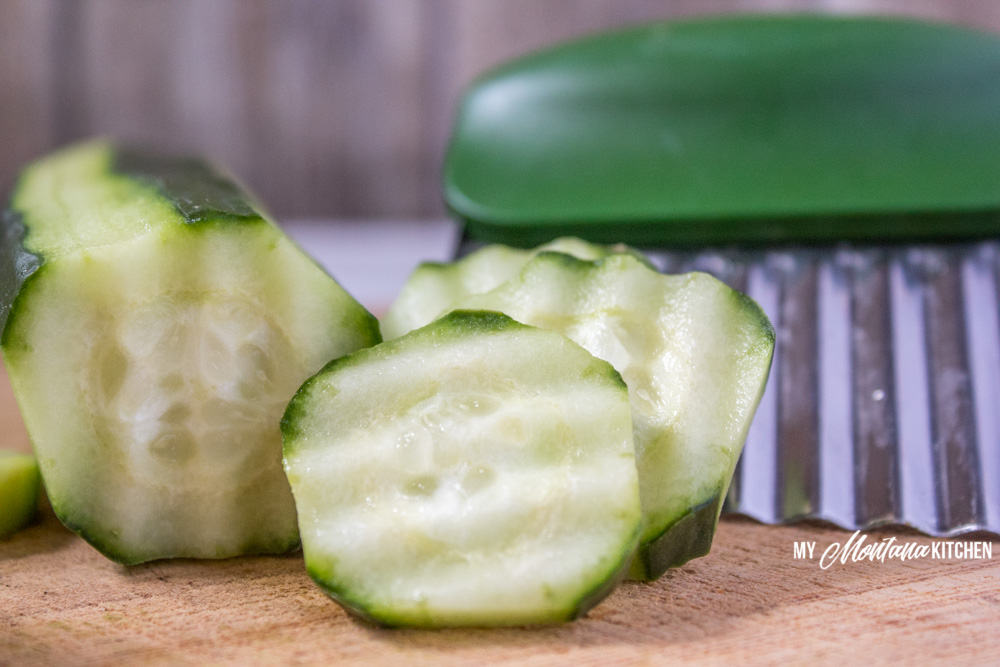 Cucumber Tomato Salad Recipe (Low Carb, THM-S) #trimhealthymama #thm #thms #lowcarb #keto #salad #cucumbers #glutenfree #tomatoes #peppers #summer