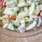 Cucumber Tomato Salad Recipe (Low Carb, THM-S) #trimhealthymama #thm #thms #lowcarb #keto #salad #cucumbers #glutenfree #tomatoes #peppers #summer