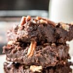 Low Carb Brownies (THM-S, Gluten Free, Sugar Free) #trimhealthymama #thm #thms #lowcarb #keto #brownies #sugarfree #dairyfree #glutenfree #mymontanakithen