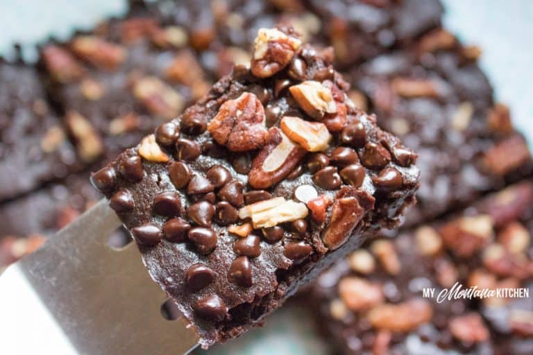 Low Carb Brownies with Chocolate Chips and Pecans My Montana Kitchen