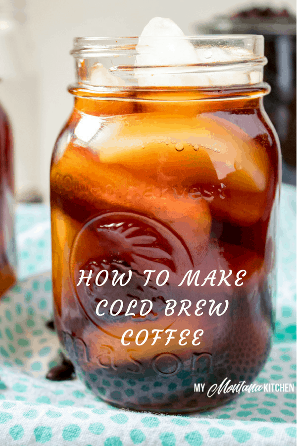 Simple steps and instructions for How to Make Cold Brew Coffee at home! Save some money and make your own! #coldbrew #coffee #coldbrewcoffee #keto #trimhealthymama #thmfp #lowcarb #glutenfree #icedcoffee